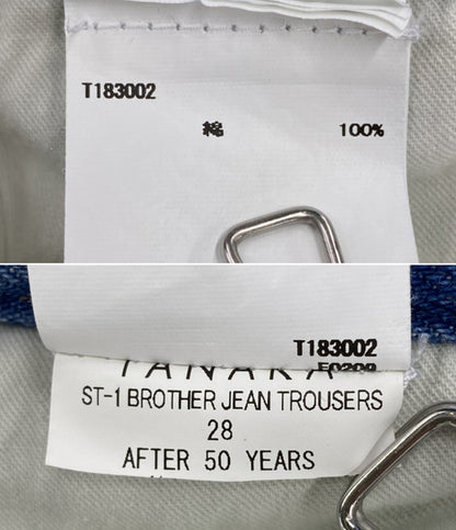 TANAKA タナカ デニムパンツ ST-1 BROTHER JEAN TROUSERS T183002 メンズ SIZE 28