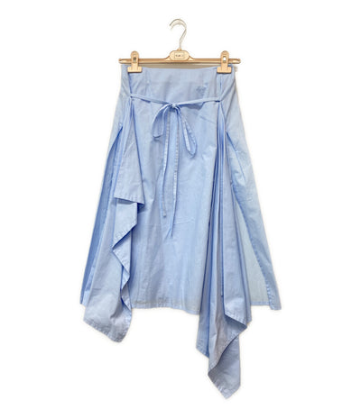 PLAN C スカート ブルー コットンアシメスカート GOCAF08FB0TC107 レディース SIZE 36 プラン シー