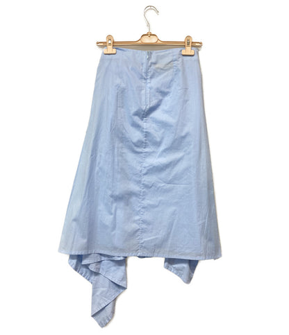 PLAN C スカート ブルー コットンアシメスカート GOCAF08FB0TC107 レディース SIZE 36 プラン シー