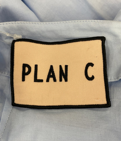 PLAN C スカート ブルー コットンアシメスカート GOCAF08FB0TC107 レディース SIZE 36 プラン シー