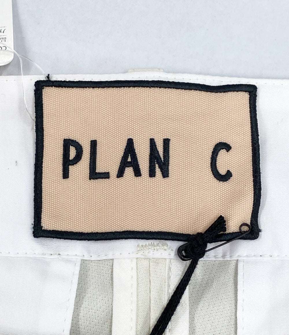 美品 PLAN C コットンクレープショーツ PNCAB56CC0TC109 レディース SIZE 38 プラン シー