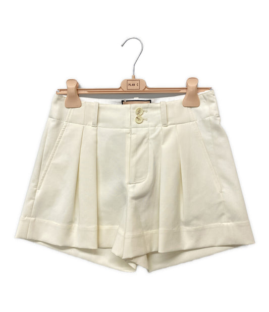 美品 PLAN C コットンクレープショーツ PNCAB56CC0TC109 レディース SIZE 38 プラン シー