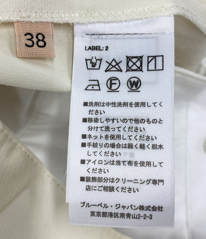 美品 PLAN C コットンクレープショーツ PNCAB56CC0TC109 レディース SIZE 38 プラン シー