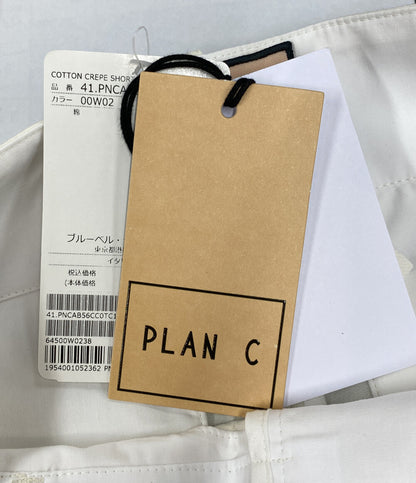美品 PLAN C コットンクレープショーツ PNCAB56CC0TC109 レディース SIZE 38 プラン シー