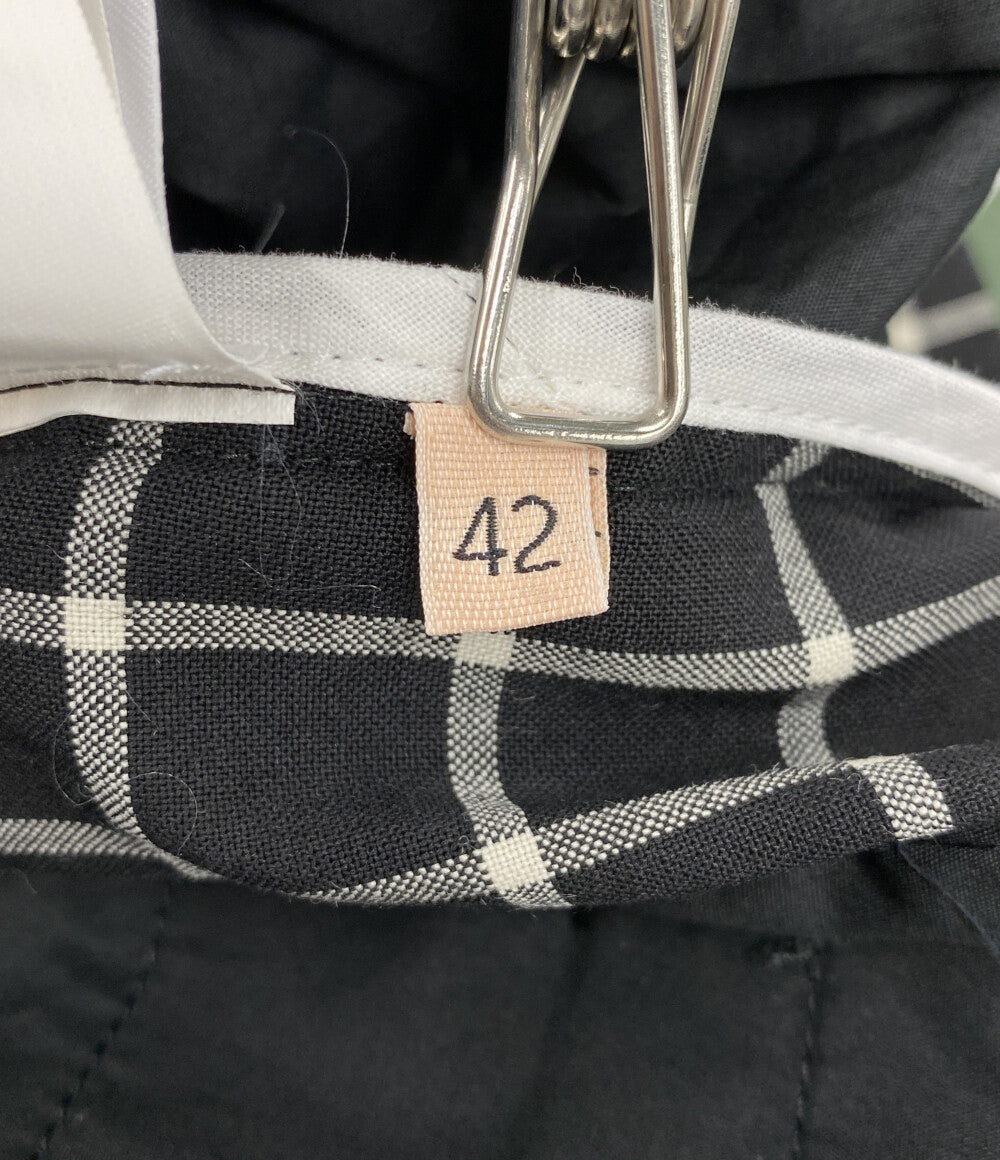 美品 PLAN C チェック柄ジャンプスーツ サロペット TUCAD58LNZTW042 レディース SIZE 42 プラン シー