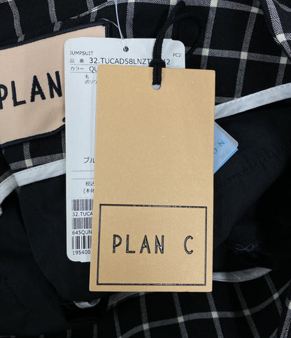 美品 PLAN C チェック柄ジャンプスーツ サロペット TUCAD58LNZTW042 レディース SIZE 42 プラン シー