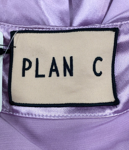 PLAN C サテンスリップドレス パープル ABCAF08NZ0TV019 レディース SIZE 38 プラン シー