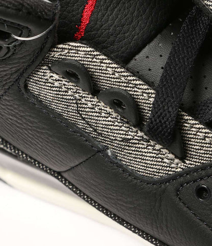 美品 NIKE×LEVI'S リーバイス スニーカー AIR JORDAN 3 RTR LSC BLK SP IR0914-400 メンズ SIZE 27cm ナイキ