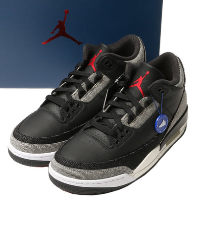 美品 NIKE×LEVI'S リーバイス スニーカー AIR JORDAN 3 RTR LSC BLK SP IR0914-400 メンズ SIZE 27cm ナイキ