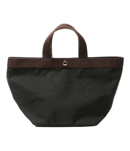 美品 HERVE Chapelier ハンドバッグ 舟型トートバッグ ノワール×モカ 707C レディース エルベシャプリエ
