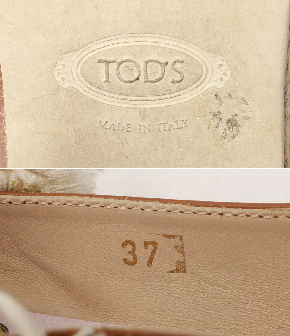 TOD'S パッチ付きスリッポン レディース SIZE 37 トッズ