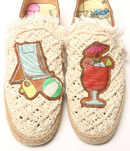 TOD'S パッチ付きスリッポン レディース SIZE 37 トッズ