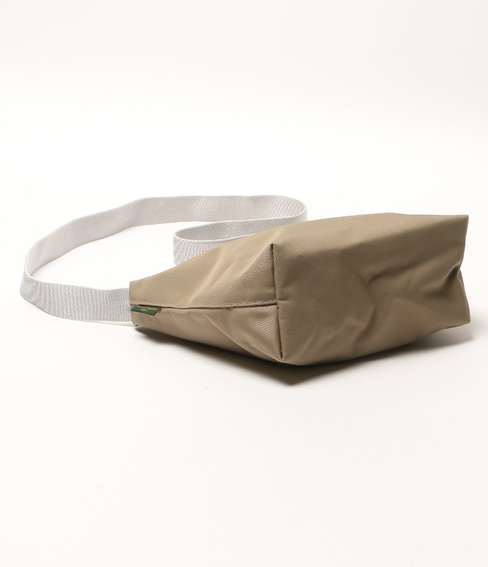 HERVE Chapelier ナイロンスクエアショルダーバッグM マスティック×シルバー 1752N レディース エルベシャプリエ