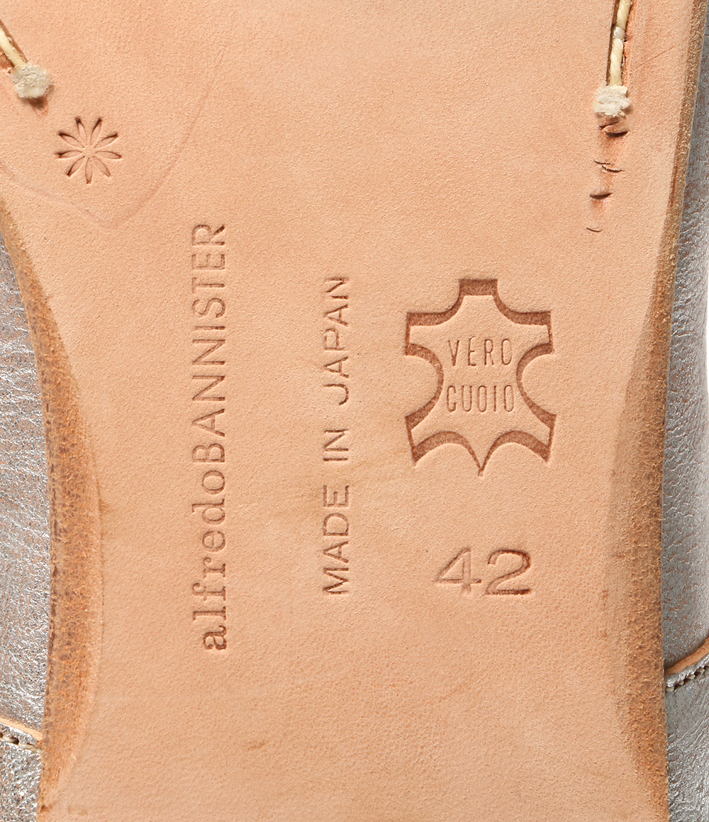 alfredo BANNISTER アルフレッド･バニスター ドレスシューズ シルバー 52341001113 メンズ SIZE 42