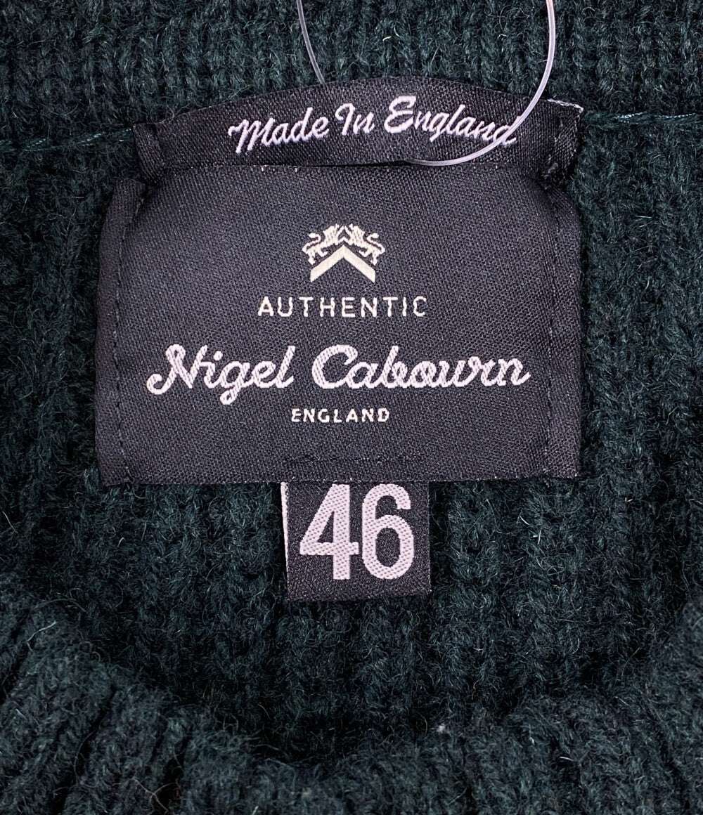 NIGEL CABOURN ニット グリーン メンズ SIZE 46 ナイジェルケーボン
