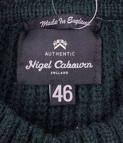NIGEL CABOURN ニット グリーン メンズ SIZE 46 ナイジェルケーボン