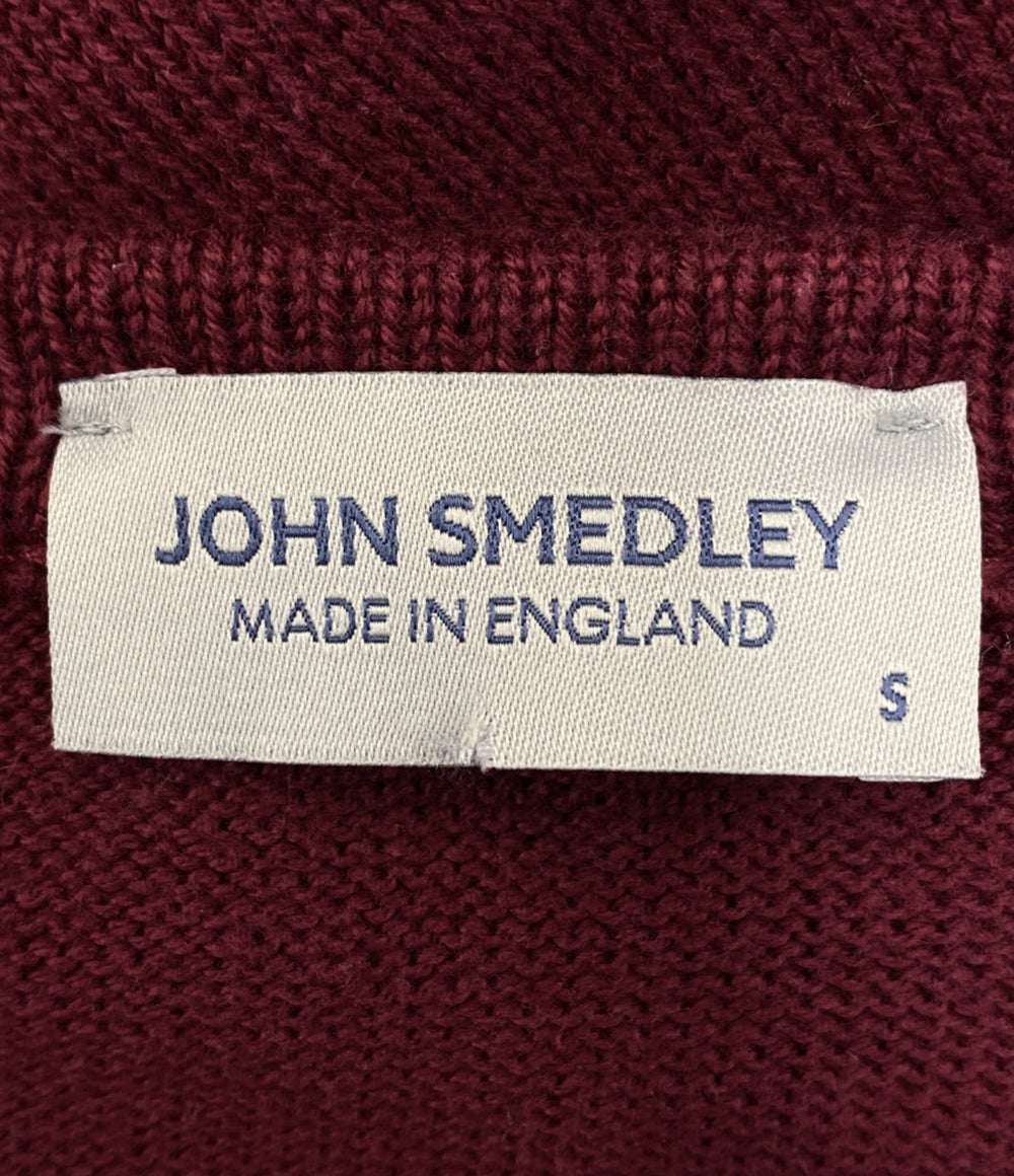 JOHN SMEDLEY ニット ボルドー メンズ SIZE S ジョンスメドレー