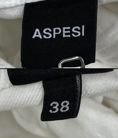 ASPESI パンツ ホワイト コットン レディース SIZE 38 アスペジ