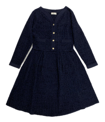 CELFORD ニットセットアップ ネイビー ツイード CWN0235034 レディース SIZE 38 セルフォード