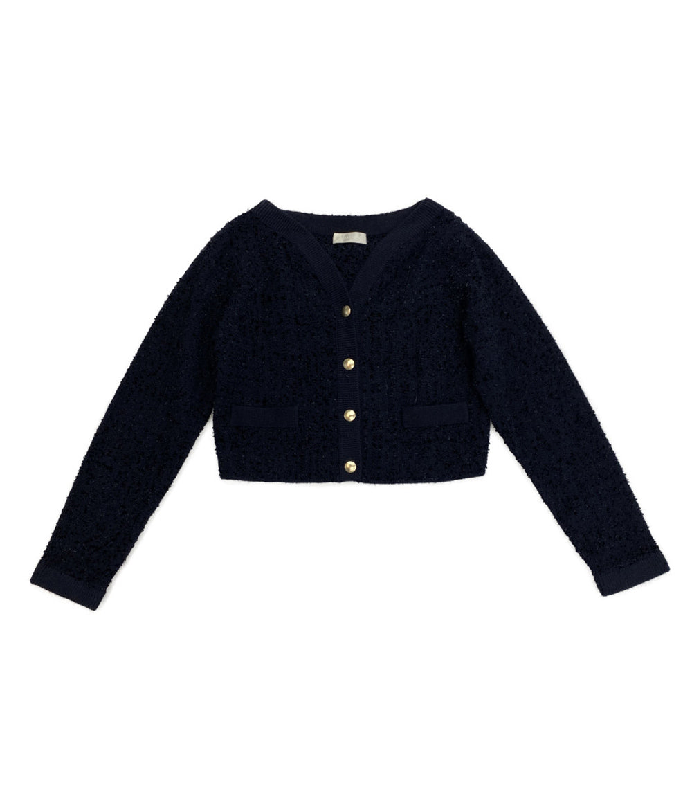 CELFORD ニットセットアップ ネイビー ツイード CWN0235034 レディース SIZE 38 セルフォード