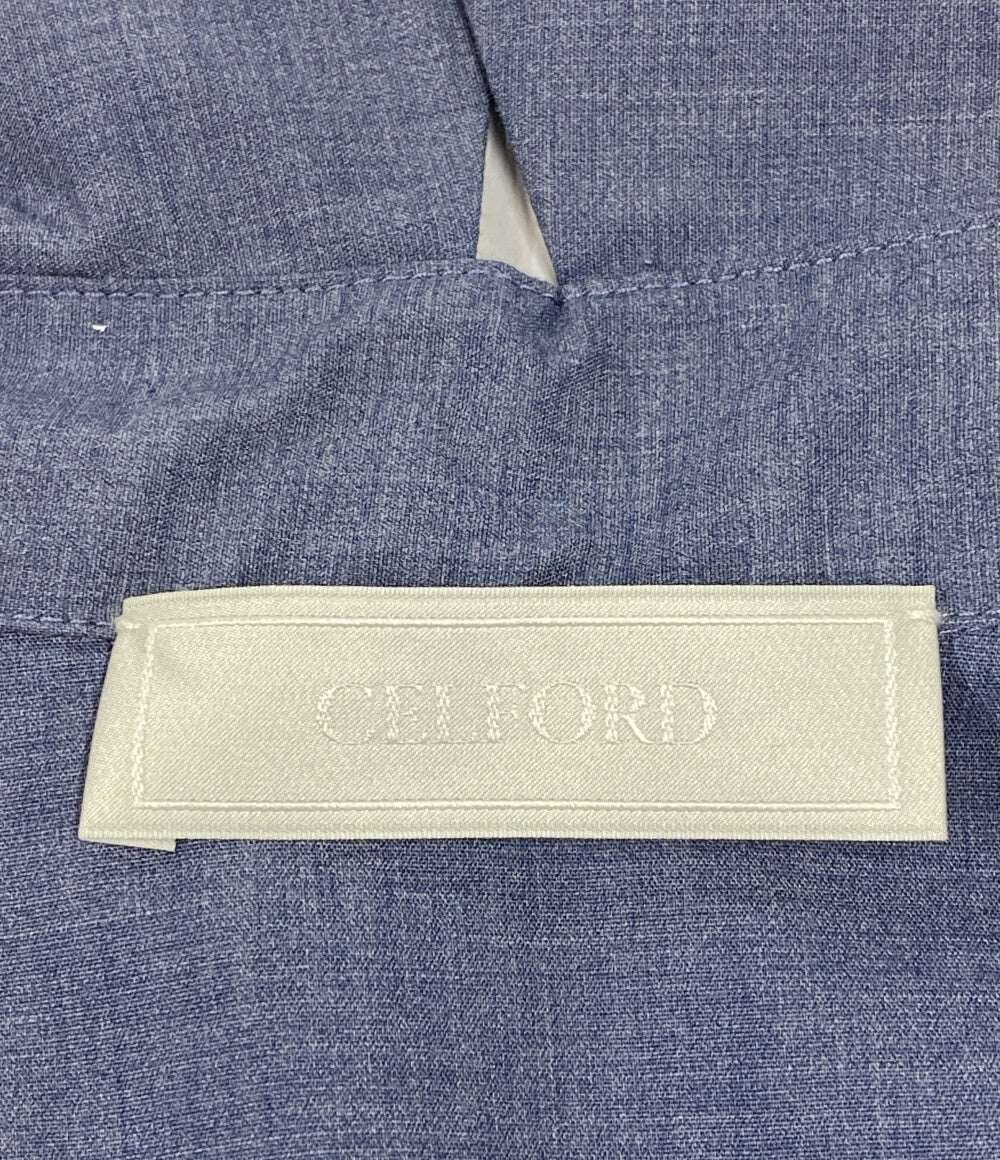 美品 CELFORD ニットドッキングタイトワンピース CWN0231087 レディース SIZE 38 セルフォード