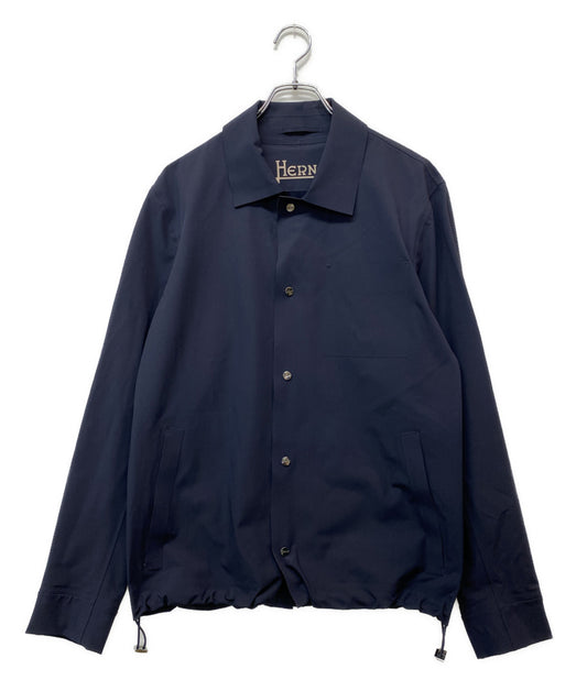 HERNO シャツジャケット ネイビー GI000318U メンズ SIZE 46 ヘルノ