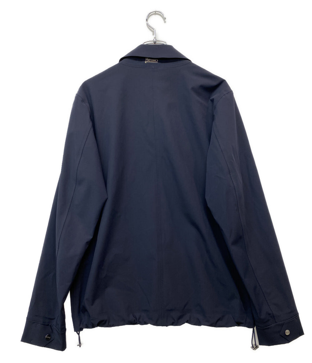 HERNO シャツジャケット ネイビー GI000318U メンズ SIZE 46 ヘルノ