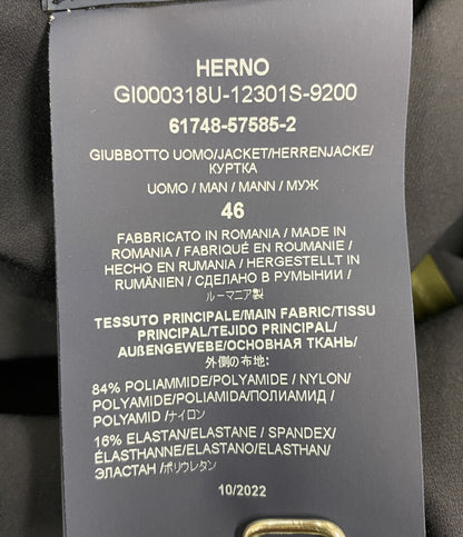 HERNO シャツジャケット ネイビー GI000318U メンズ SIZE 46 ヘルノ