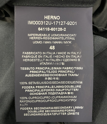 HERNO ステンカラーコート IM000312U ブルー メンズ SIZE 48 ヘルノ