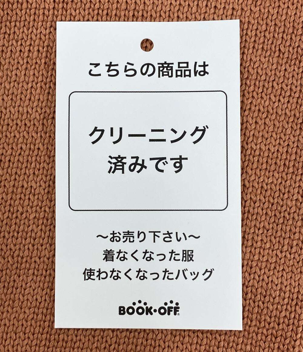 美品 Drawer 天竺ショートスリーブニット オレンジ 6518-106-0470 レディース SIZE - ドゥロワー