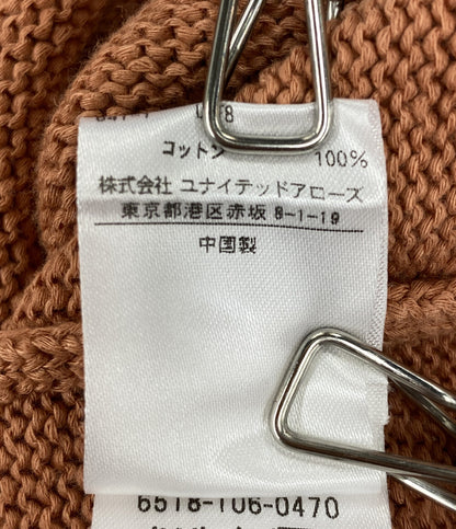 美品 Drawer 天竺ショートスリーブニット オレンジ 6518-106-0470 レディース SIZE - ドゥロワー