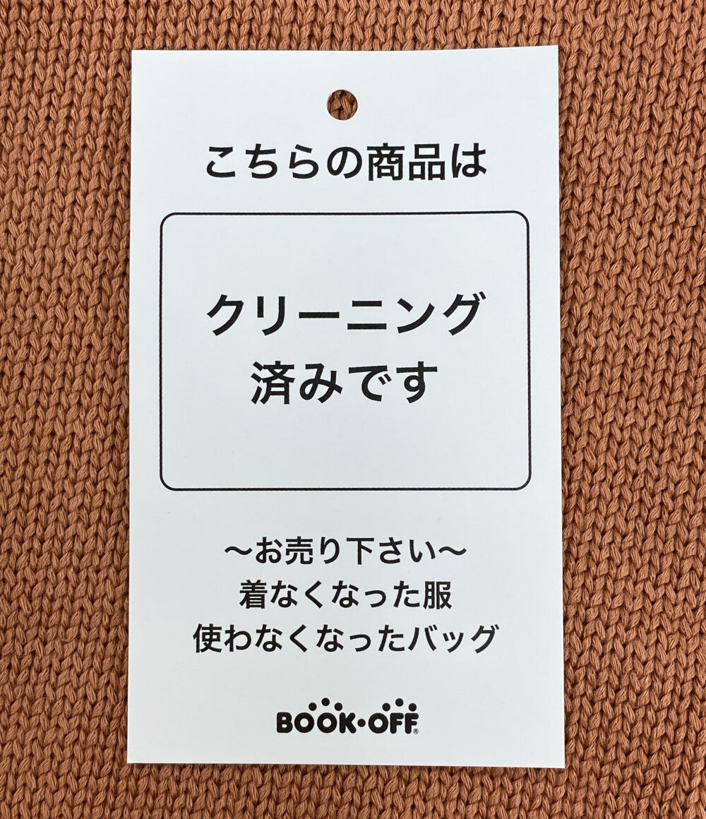 美品 Drawer 天竺ショートスリーブニット オレンジ 6518-106-0470 レディース SIZE - ドゥロワー