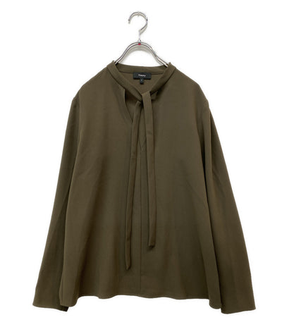 美品 theory ボウタイブラウス 20AW レディース SIZE S セオリー