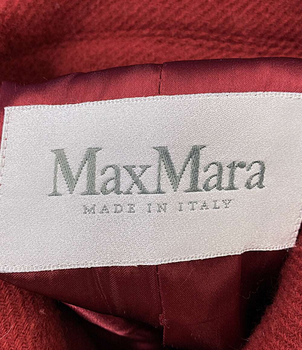 MAX MARA アンゴラ混ステンカラーコート レディース SIZE 42 マックスマーラ