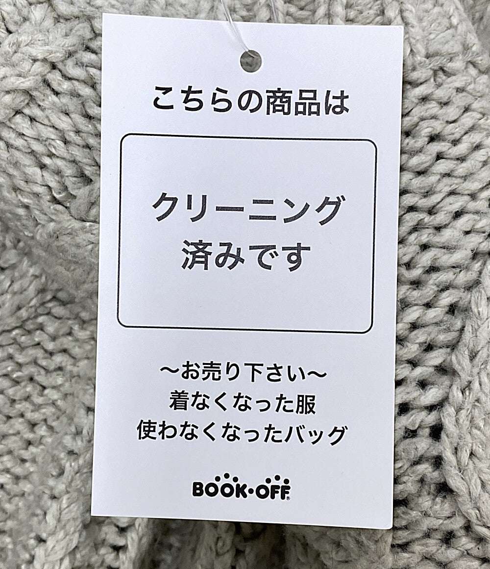 ESSENTIALS ニット ケーブル編み グレー系 メンズ SIZE M エッセンシャルズ