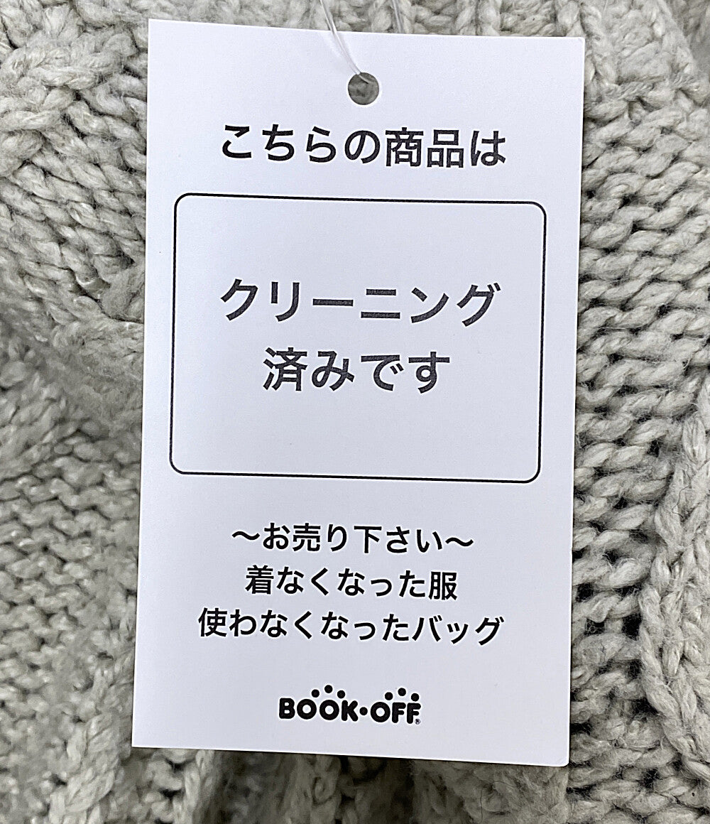 ESSENTIALS ニット ケーブル編み グレー系 メンズ SIZE M エッセンシャルズ