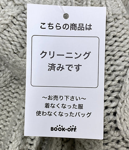 ESSENTIALS ニット ケーブル編み グレー系 メンズ SIZE M エッセンシャルズ