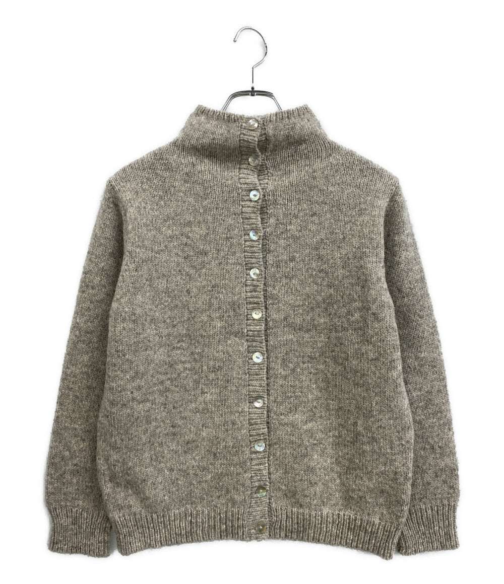 美品 ESTELLE エステール カーディガン ウール100 450321 レディース SIZE F