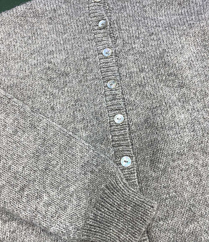 美品 ESTELLE エステール カーディガン ウール100 450321 レディース SIZE F