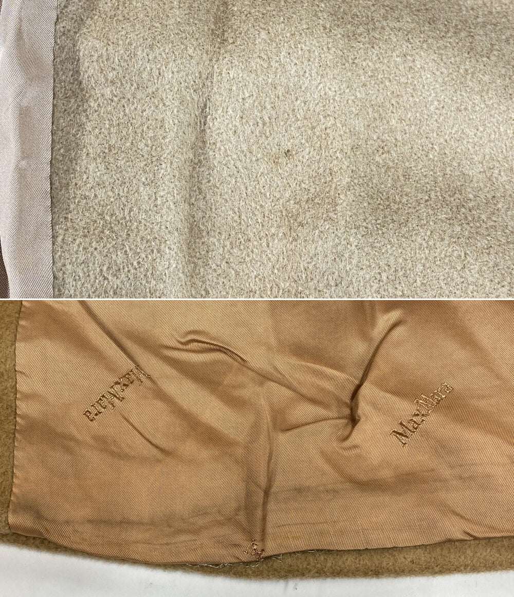 MAX MARA コート ウール キャメル レディース SIZE 42 マックスマーラ