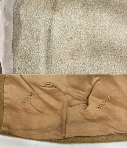MAX MARA コート ウール キャメル レディース SIZE 42 マックスマーラ