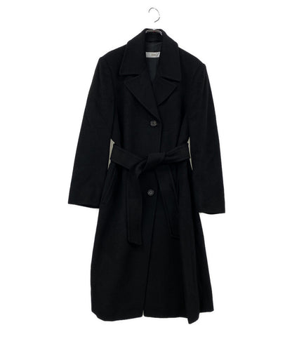 HERNO シングルコート ブラック 裏地総柄 レディース SIZE 46 ヘルノ