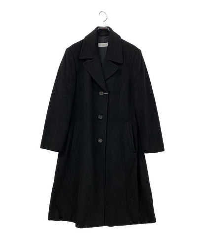 HERNO シングルコート ブラック 裏地総柄 レディース SIZE 46 ヘルノ