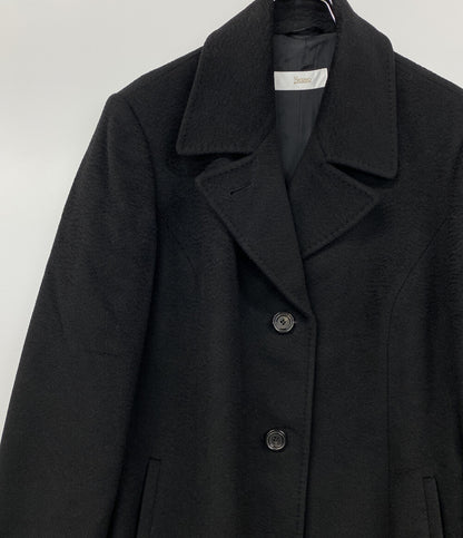 HERNO シングルコート ブラック 裏地総柄 レディース SIZE 46 ヘルノ
