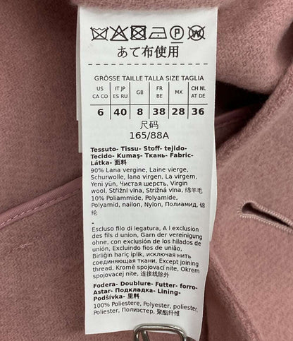 MAX MARA Weekend コート pz tg lotto ピンク レディース SIZE 40 マックスマーラウィークエンド