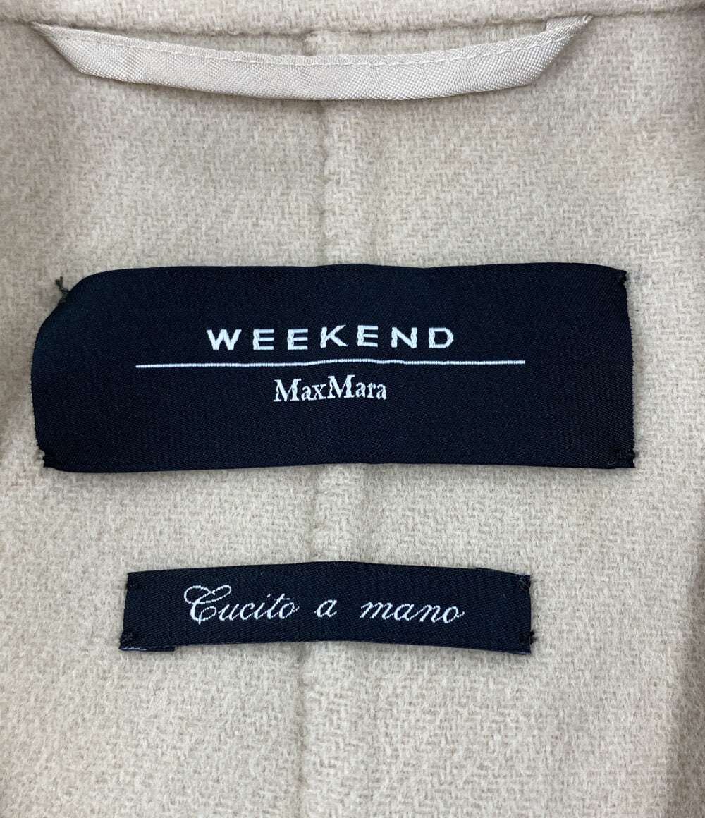 MAX MARA Weekend トレンチコート ベージュ ウール 24150110316 レディース SIZE 38 マックスマーラウィークエンド