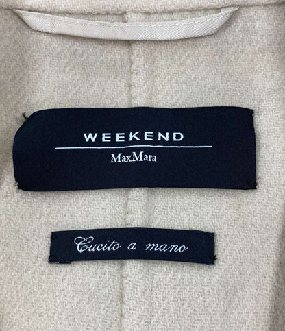 MAX MARA Weekend トレンチコート ベージュ ウール 24150110316 レディース SIZE 38 マックスマーラウィークエンド