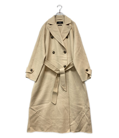 MAX MARA Weekend トレンチコート ベージュ ウール 24150110316 レディース SIZE 38 マックスマーラウィークエンド