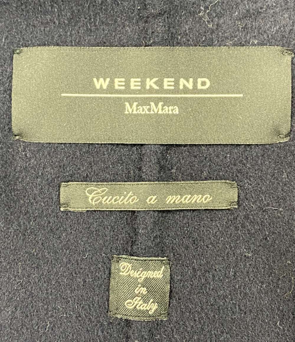 MAX MARA Weekend ダッフルコート フード付き ネイビー レディース SIZE 40 マックスマーラウィークエンド