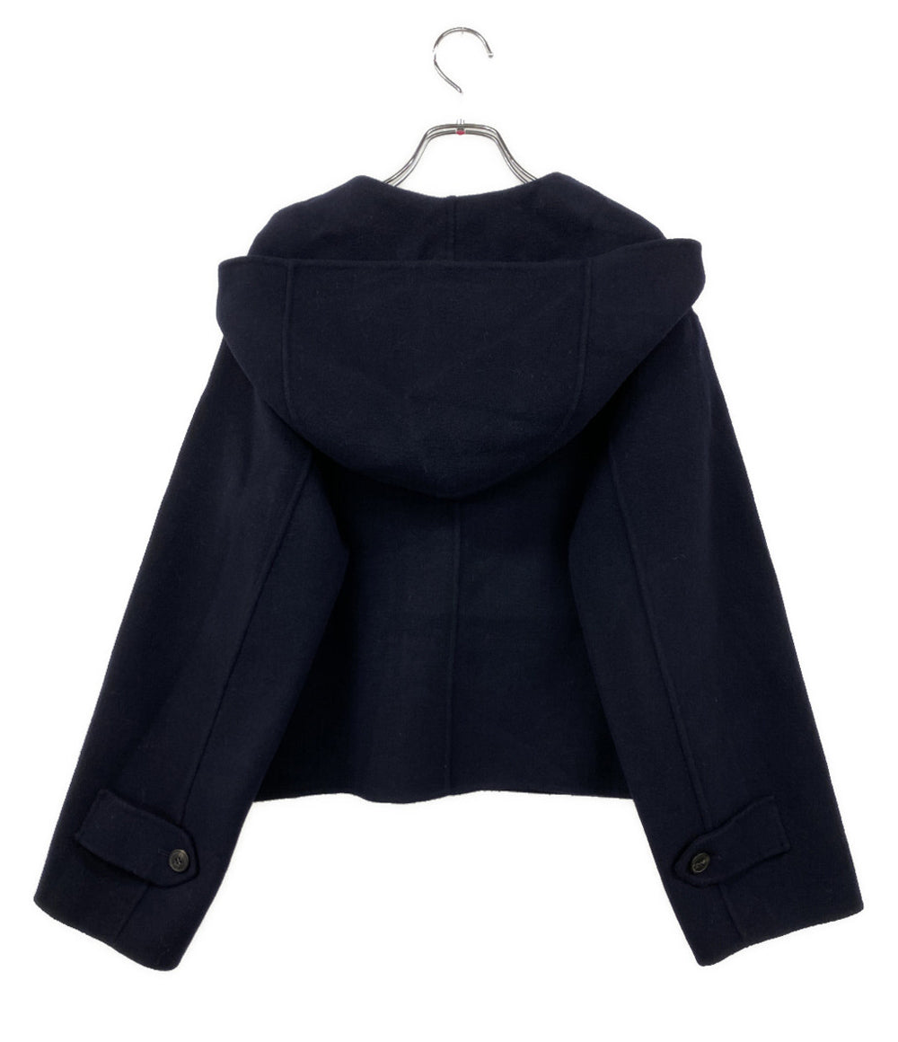 MAX MARA Weekend ダッフルコート フード付き ネイビー レディース SIZE 40 マックスマーラウィークエンド